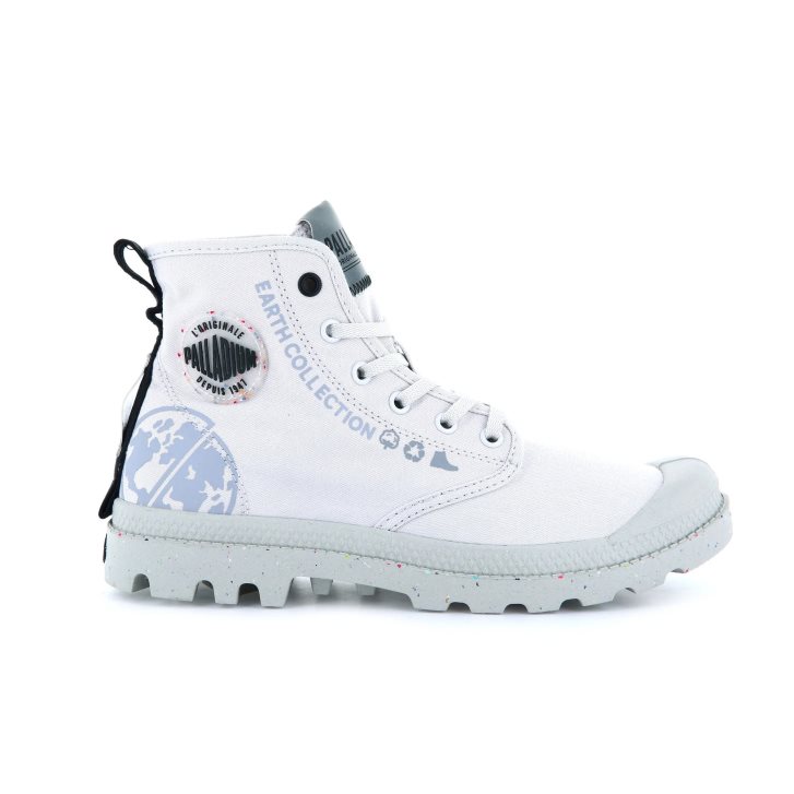 Bottes Palladium Pampa Organic Metro Femme Blanche | FR OHM328C